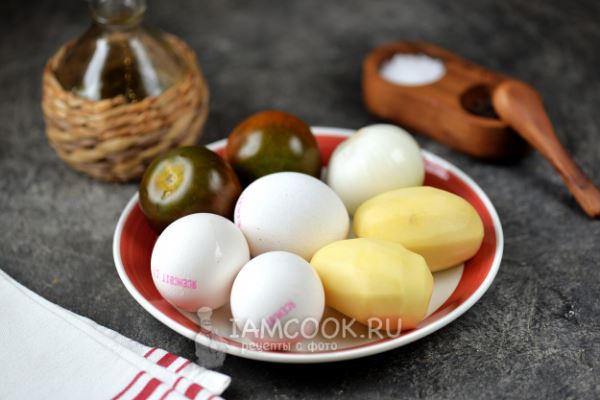 Мандирмак (дагестанский омлет с овощами)