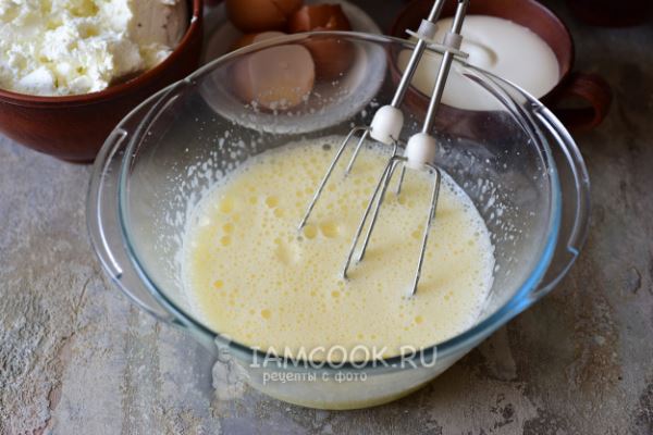 Творожная запеканка с орехами