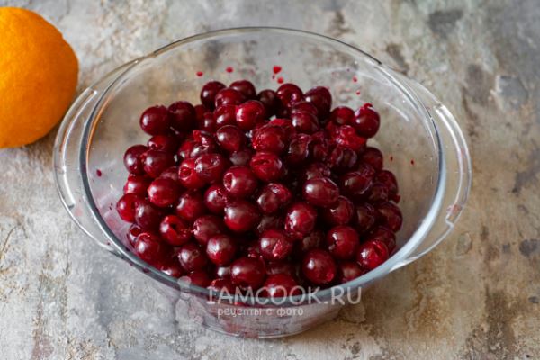 Варенье из вишни с апельсином на зиму